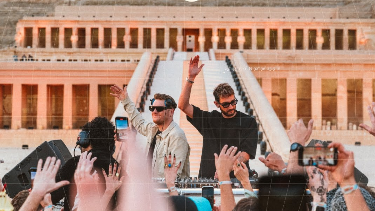 Adriatique at Hatshepsut temple, in Luxor, Egypt for Cercle — EDM Army news cover image