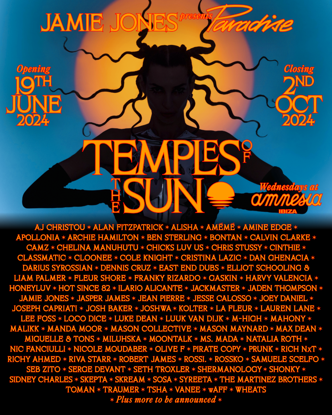 Jamie Jones Returns to Amnesia Ibiza with Paradise: Temple of the Sun Residency — EDM Army news cover image