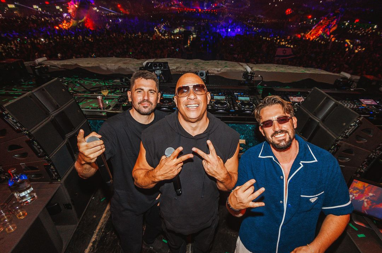 Vin Diesel joins Dimitri Vegas Like Mike on stage at Tomorrowland — EDM Army news cover image