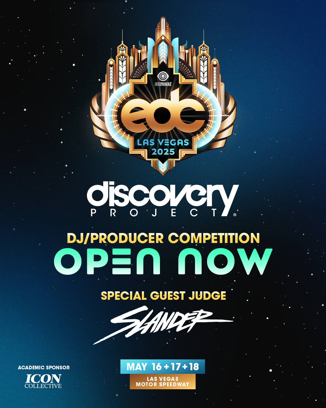EDC Las Vegas 2025 Discovery Project Winner Will Receive a Full-Ride Scholarship — EDM Army news cover image