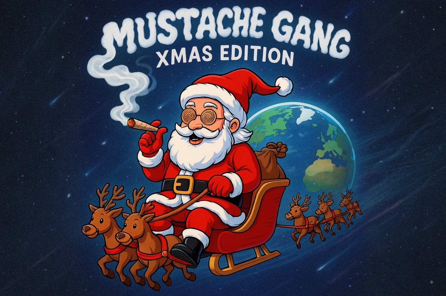 Mustache Crew Turns Christmas Into a Global Rave With “Mustache Gang Xmas 2025” — EDM Army news cover image