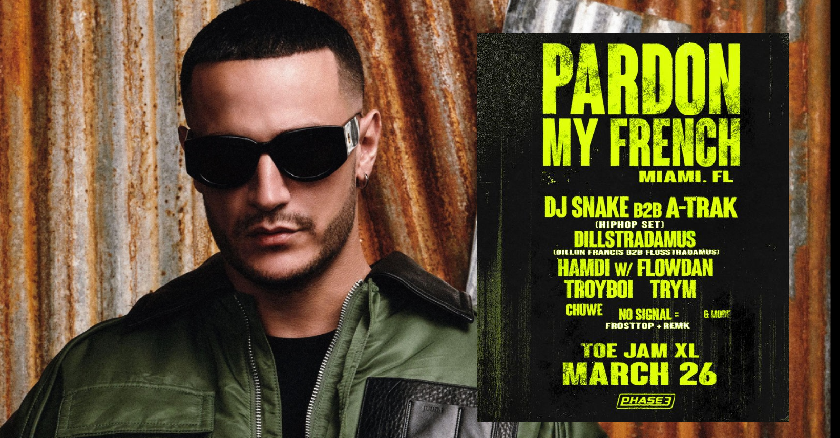 Dj Snake Unveils Full “Pardon My French” Miami Edition Lineup — EDM Army news cover image