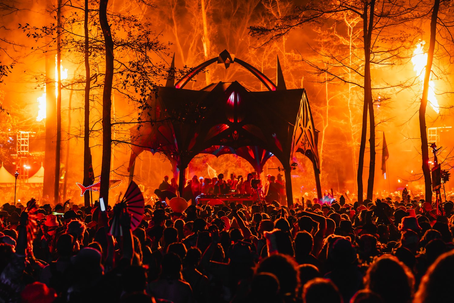 The History Behind Hulaween’s Five Stages: From A 1990s Amphitheater To An Underground Dance Floor
